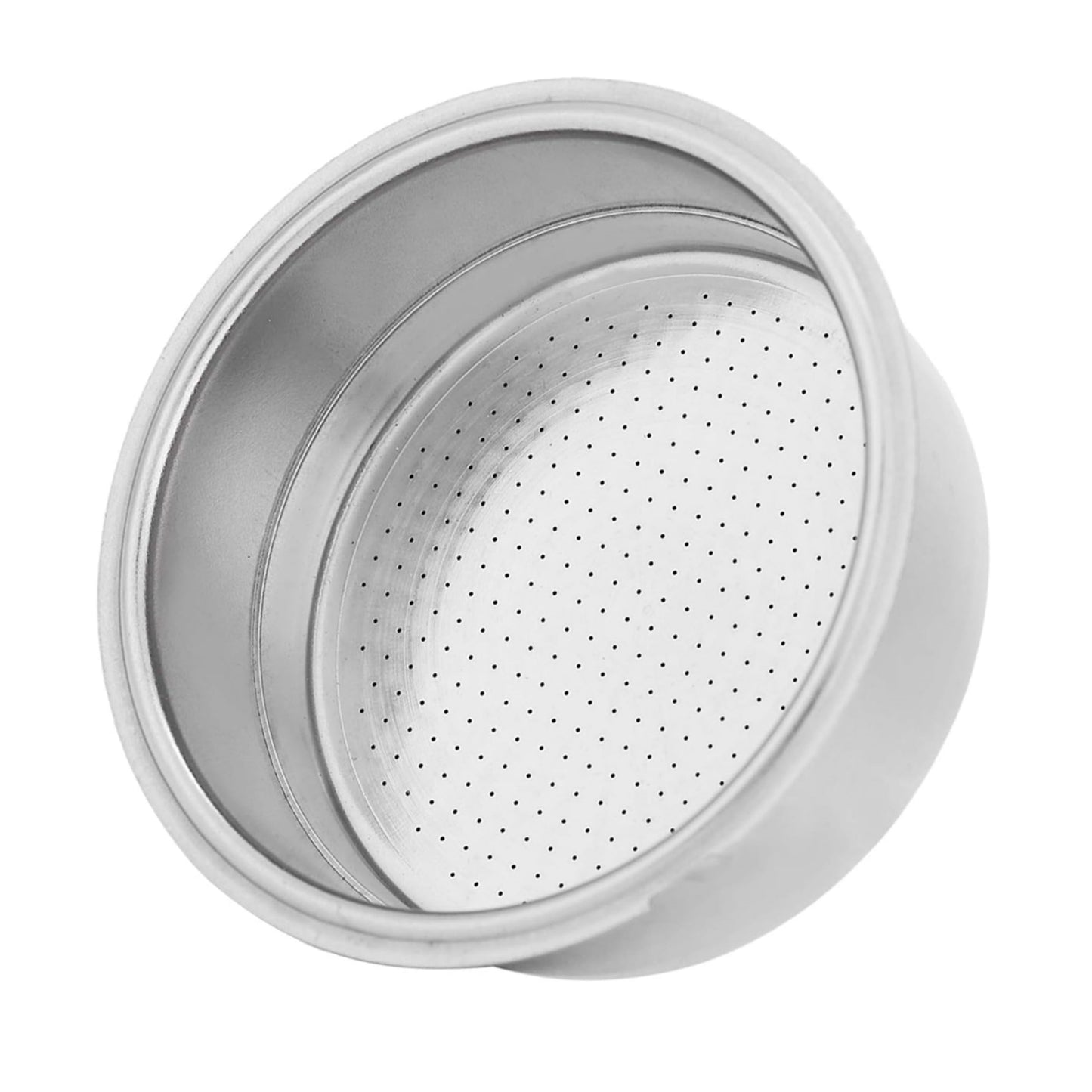 Siebträgereinsatz Edelstahl Kaffeefilter Siebträger Ersatzteil 51mm - 2-Cup Sieb