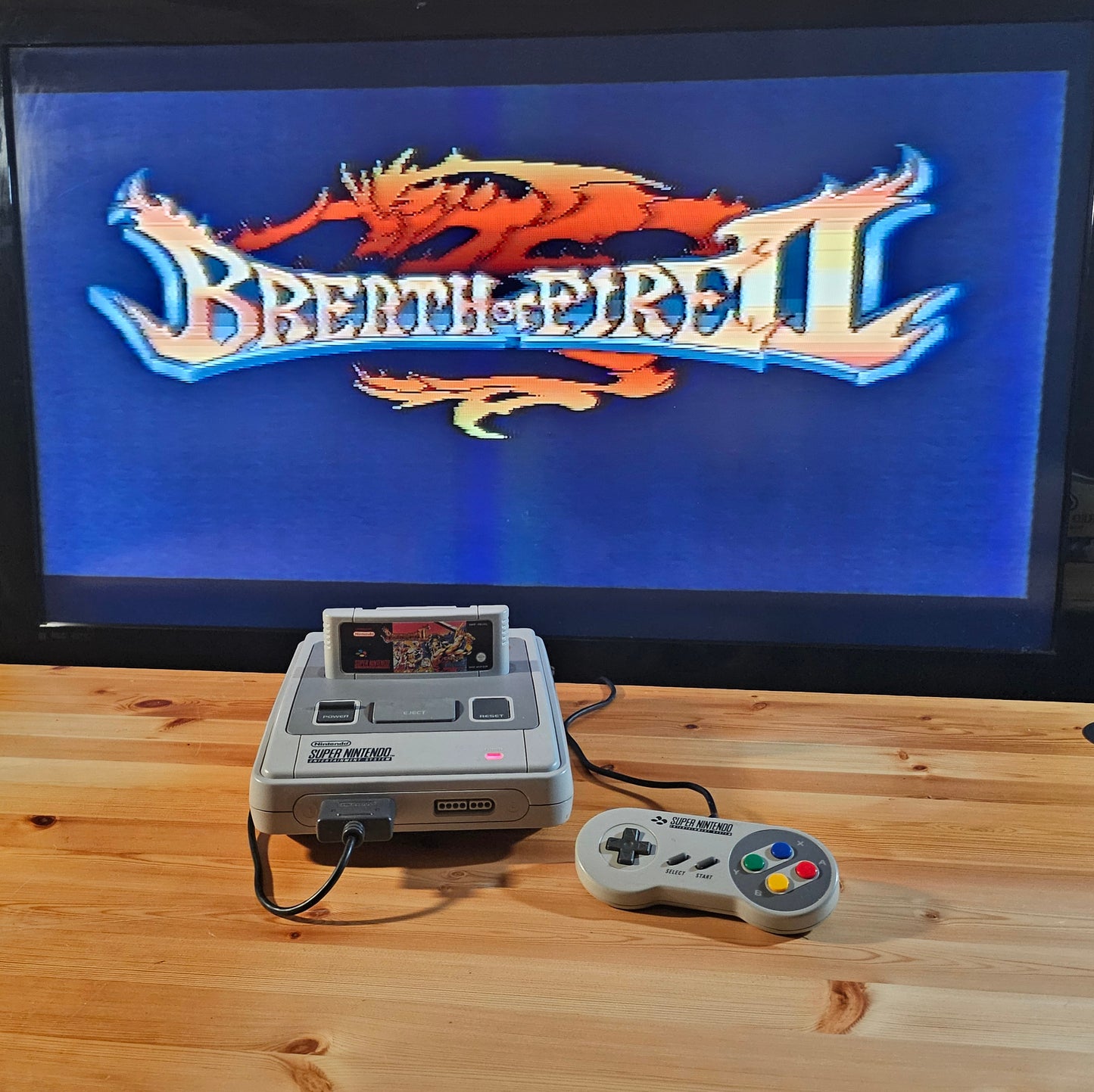 🎮 SNES + Breath of Fire II – Retro-RPG für echte Gamer