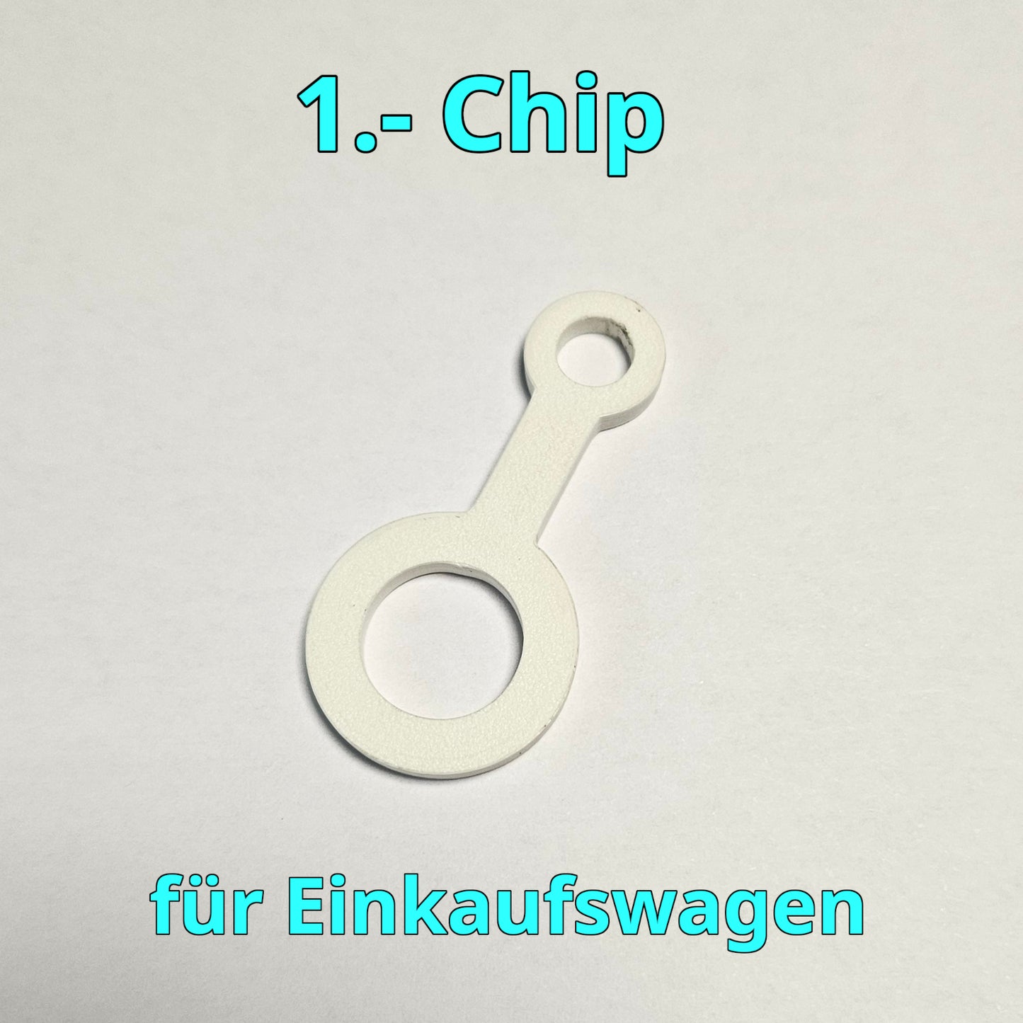 Wagenchip Schlüsselanhänger – Ersatz für Coop-Wägeli