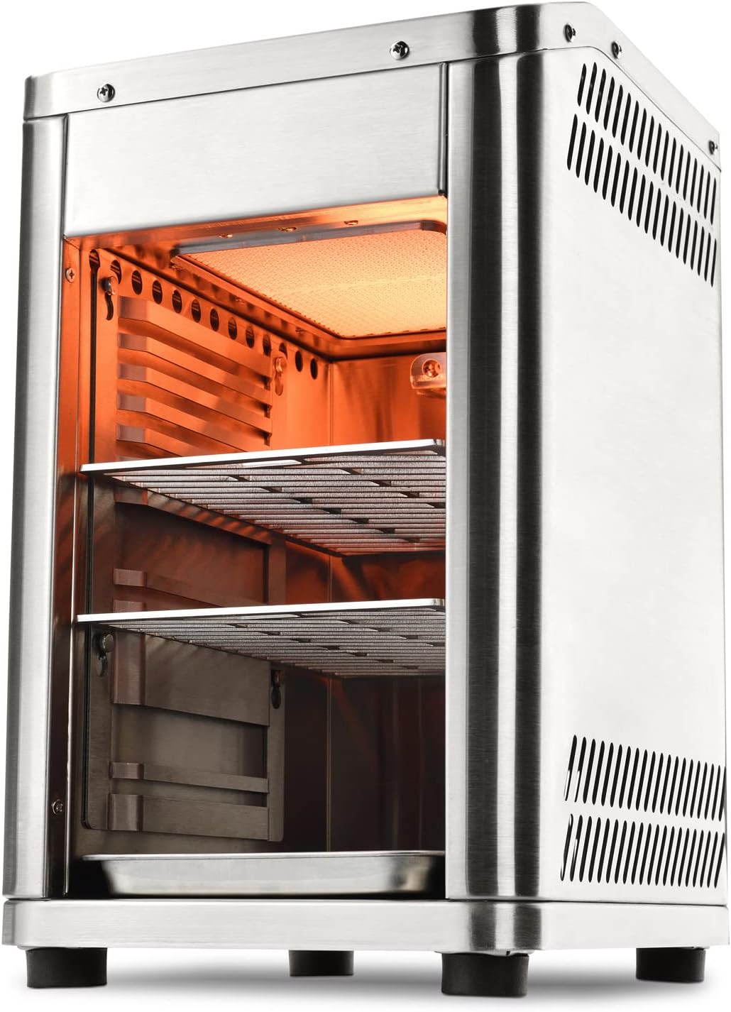 Gril à chaleur supérieure TAINO 800 °C en acier inoxydable – en option avec régulateur de gaz