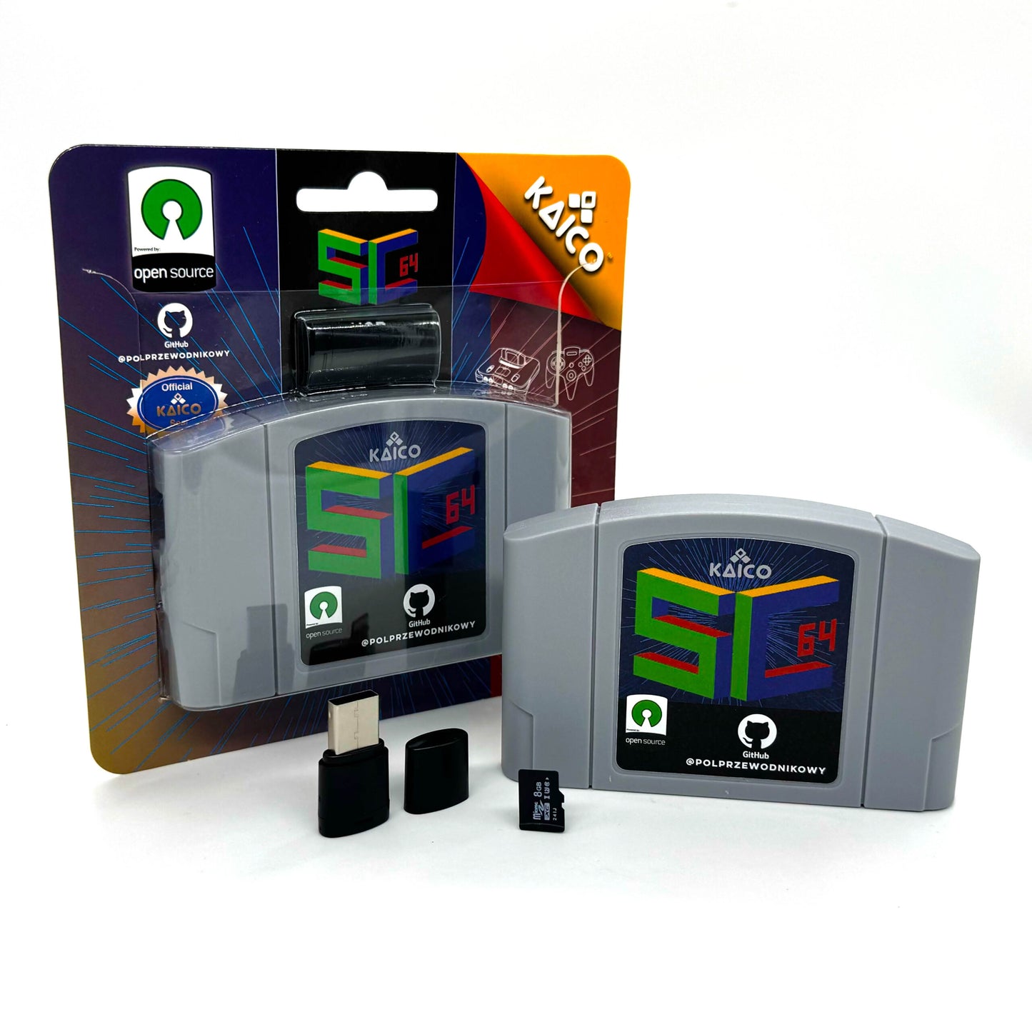 KAICO SummerCart64 – SC 64 N64 Flash Cartridge mit 64DD Support & SD
