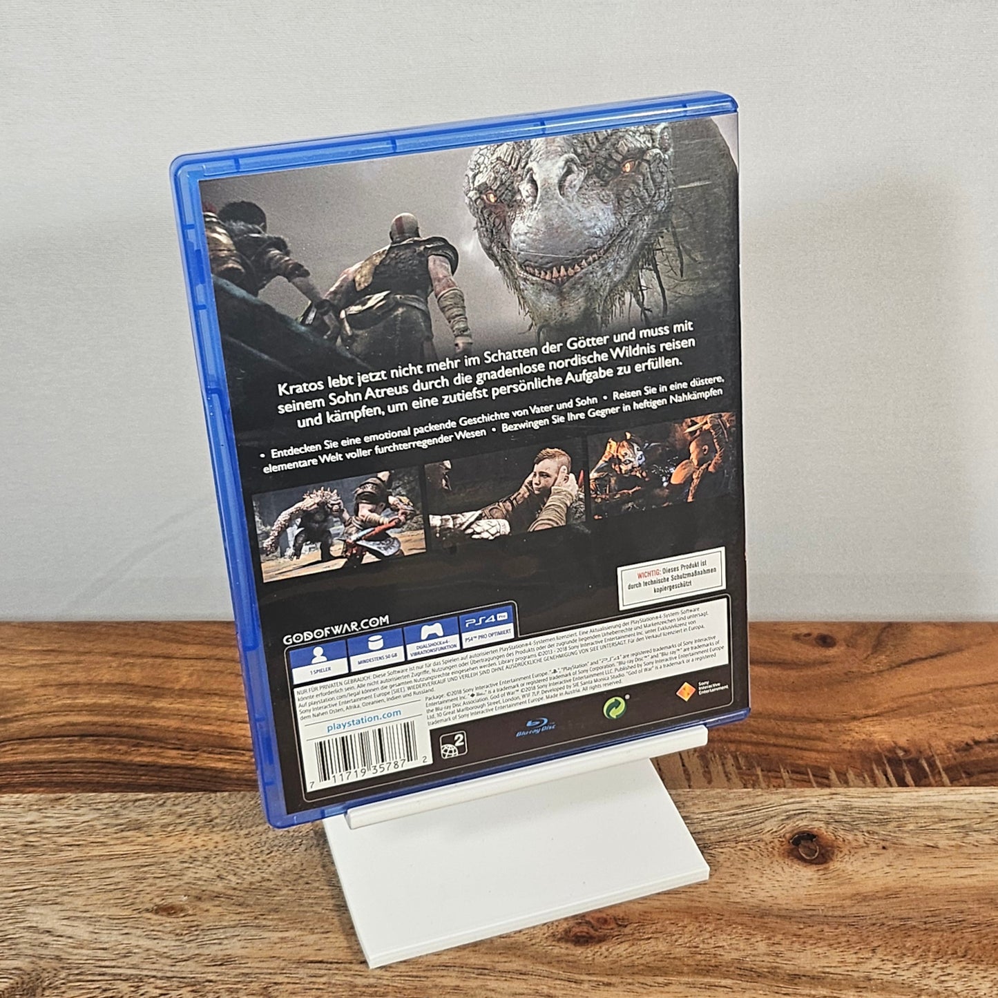 🎮 God of War PS4 Spiel Deutsch Uncut USK18 - Occassion