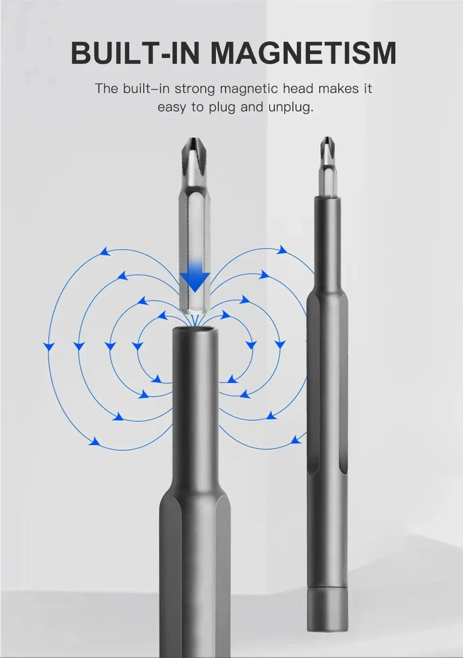 63-in-1 Präzisions-Schraubendreher-Set – magnetisch, CR-V Stahl, Profi-Werkzeug für Elektronik & Feinarbeiten