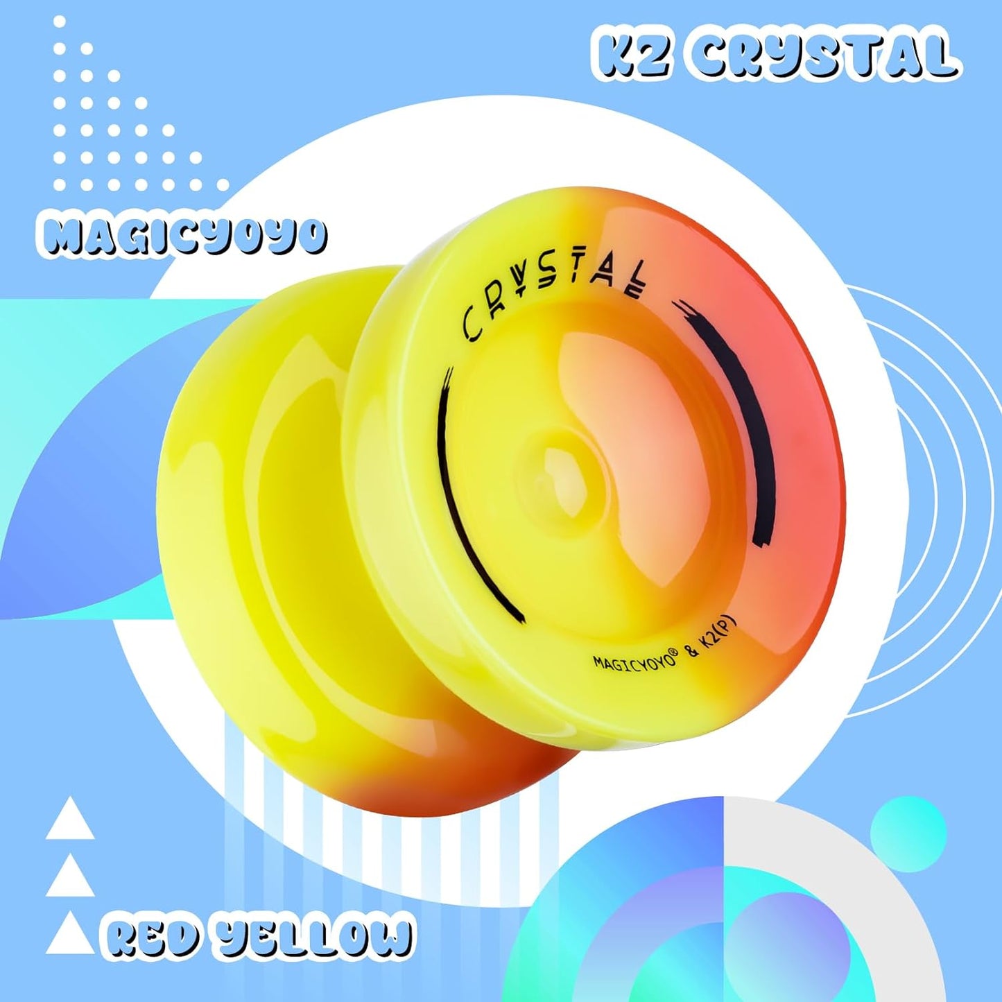 MAGICYOYO K2 Crystal – Yo-Yo für Anfänger & Fortgeschrittene Jojo Geschenk Kinder