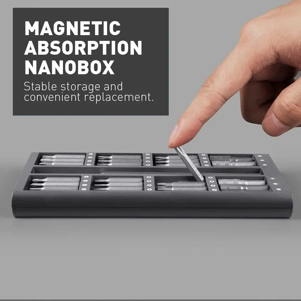 63-in-1 Präzisions-Schraubendreher-Set – magnetisch, CR-V Stahl, Profi-Werkzeug für Elektronik & Feinarbeiten