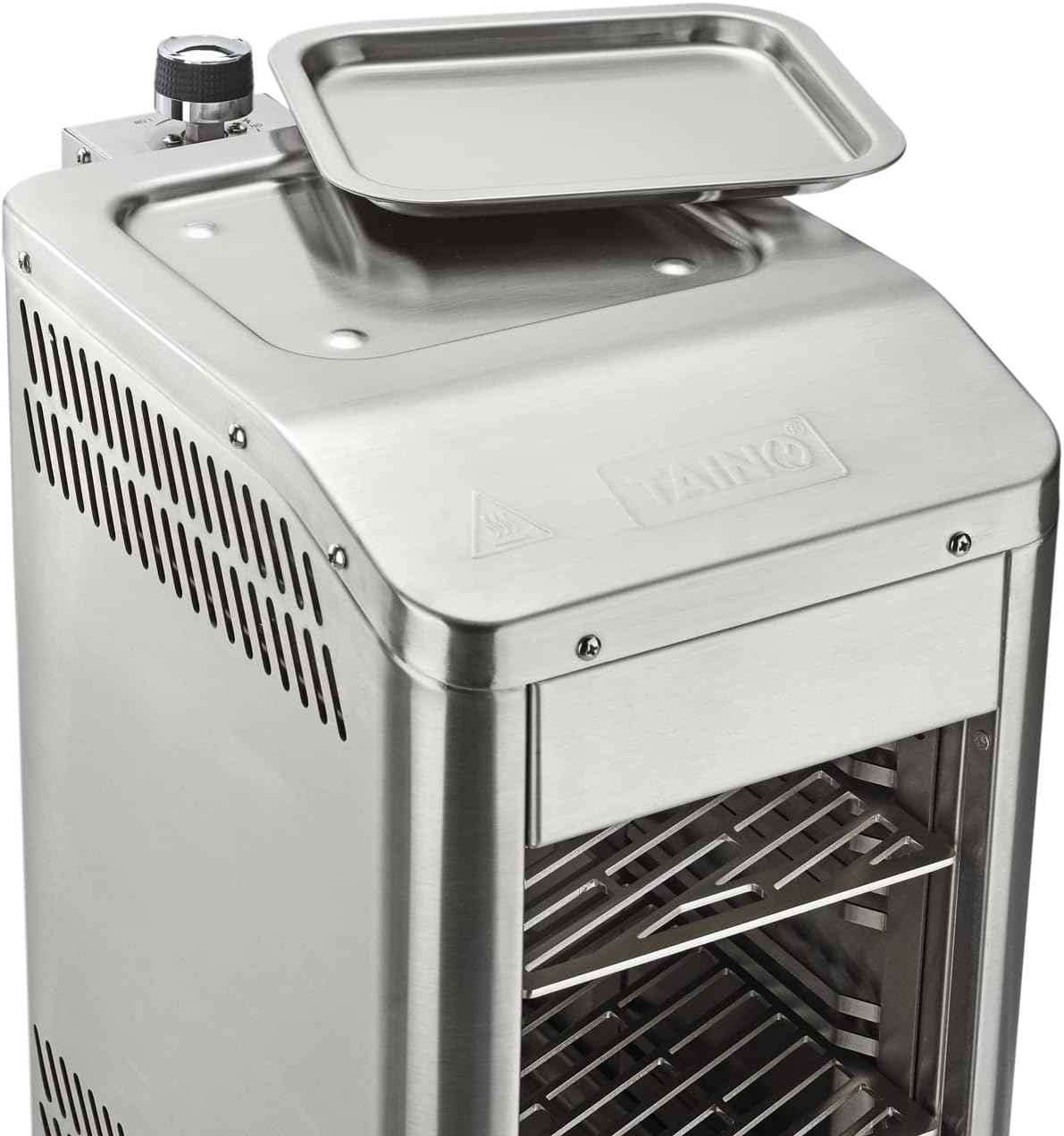 Gril à chaleur supérieure TAINO 800 °C en acier inoxydable – en option avec régulateur de gaz