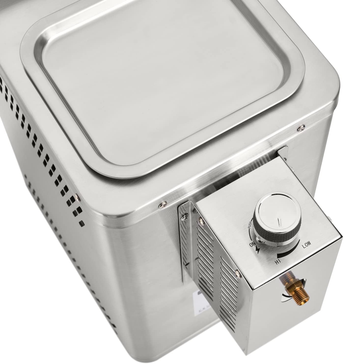 Gril à chaleur supérieure TAINO 800 °C en acier inoxydable – en option avec régulateur de gaz