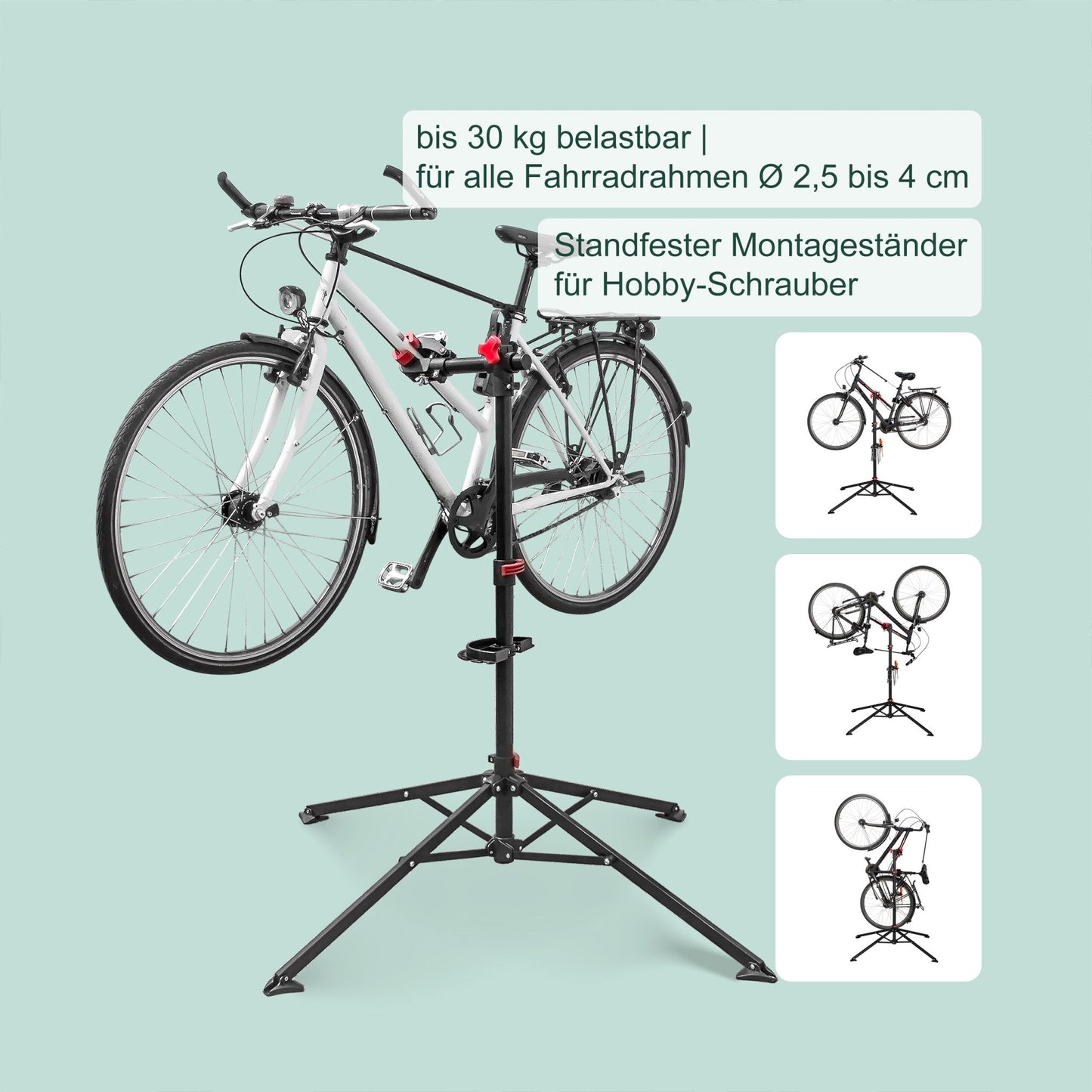 Fahrrad-Montageständer Velo Service Station – höhenverstellbar & klappbar