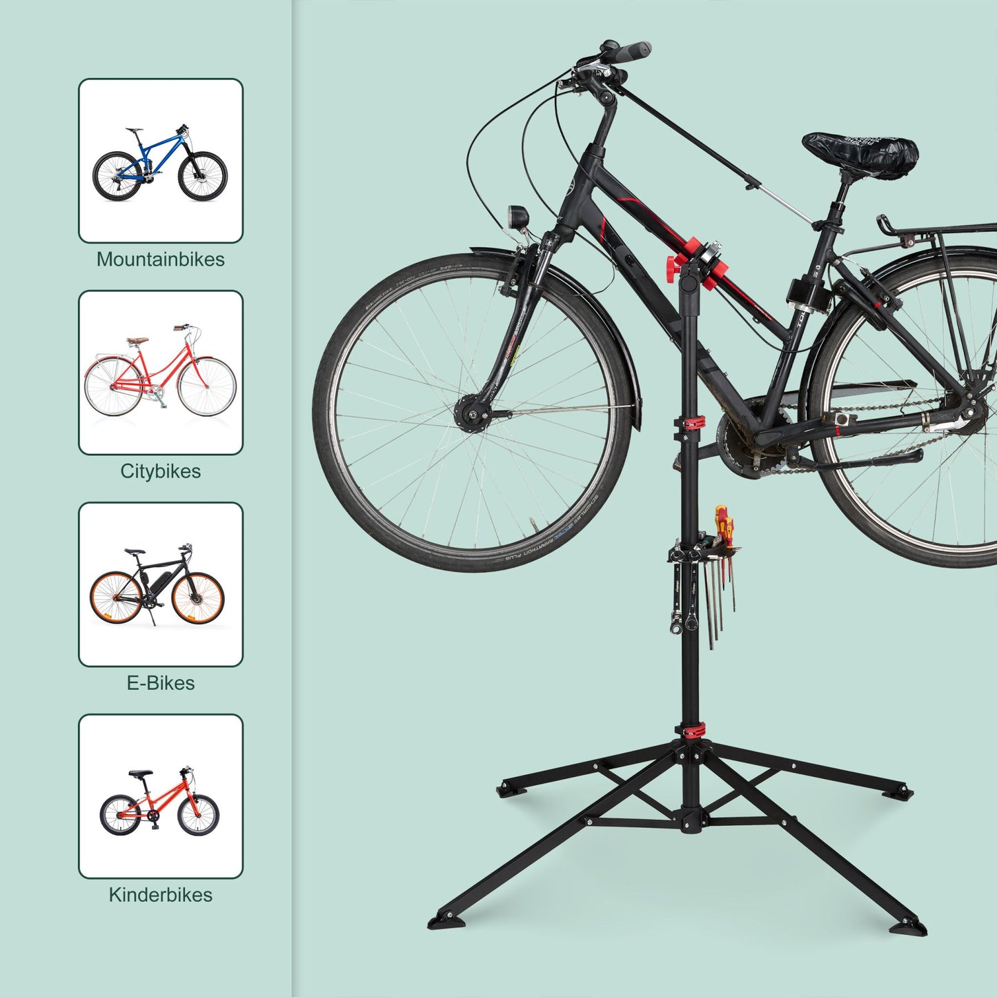Fahrrad-Montageständer Velo Service Station – höhenverstellbar & klappbar