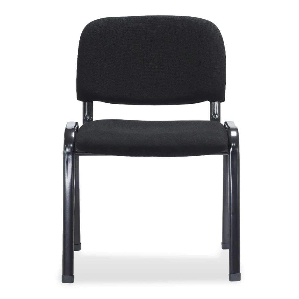 Stapelbare Bürostühle 4 Stk. Stoff Schwarz