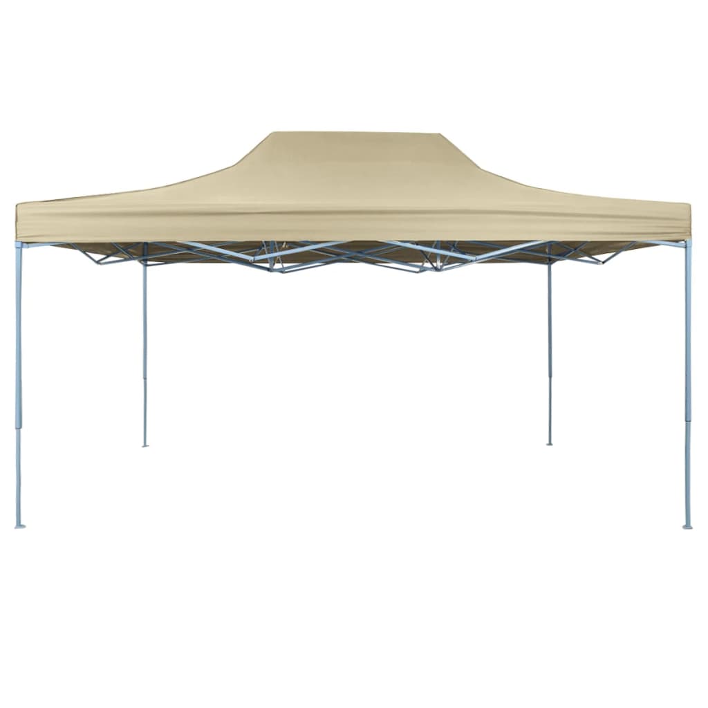 Folding tent Pop-Up 3x4.5 m Cream white