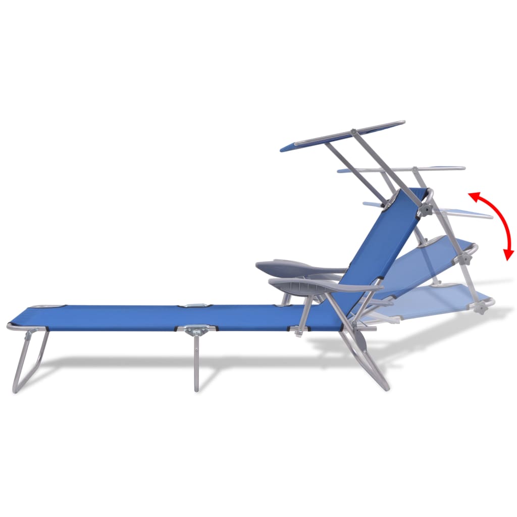 Bain de soleil avec protection solaire bleu acier