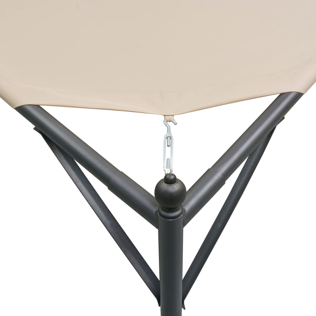 Sonnensegel mit Gestell Pavillon 4x4 m