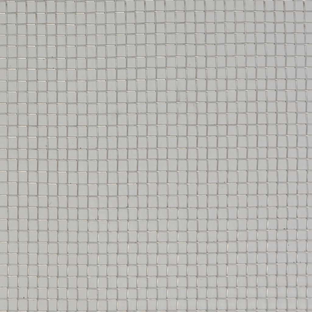 Drahtzäune 100 x 1000 cm Edelstahl 304 Silber