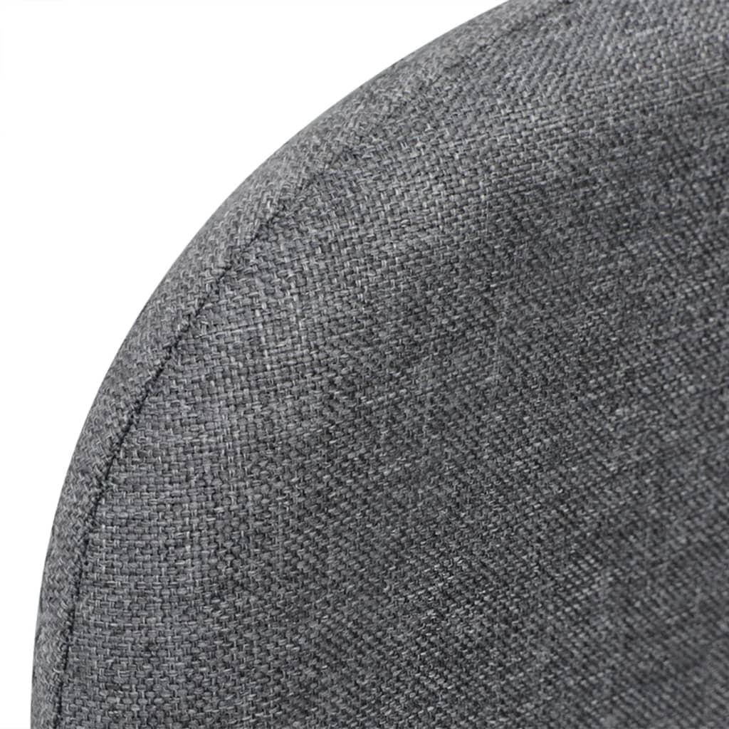 Fauteuil-lit extensible en tissu gris clair