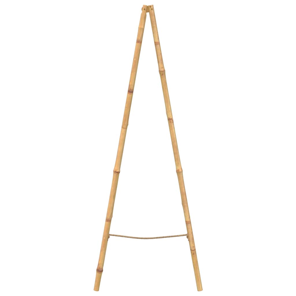 Doppel-Handtuchleiter mit fünf Bambussprossen 50 x 160 cm