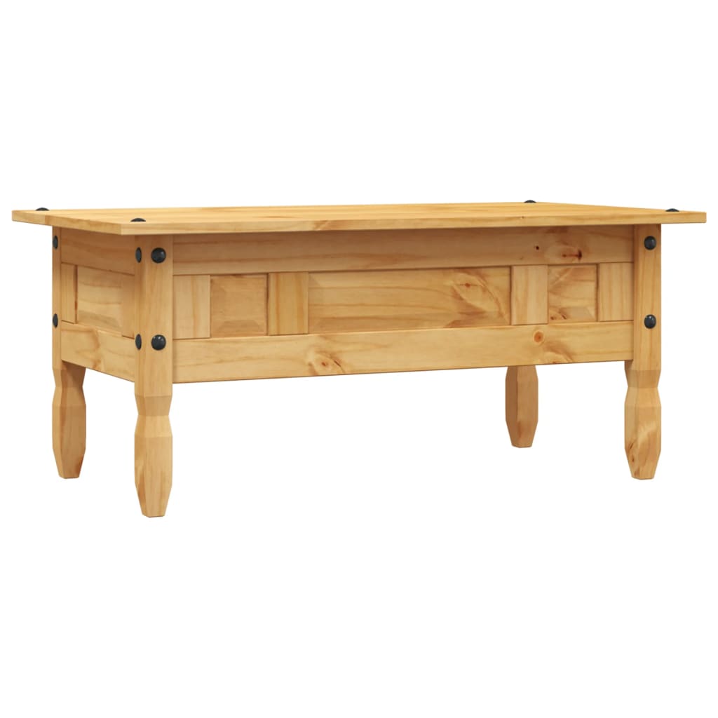 Table basse en pin de style mexicain 100x55x44 cm