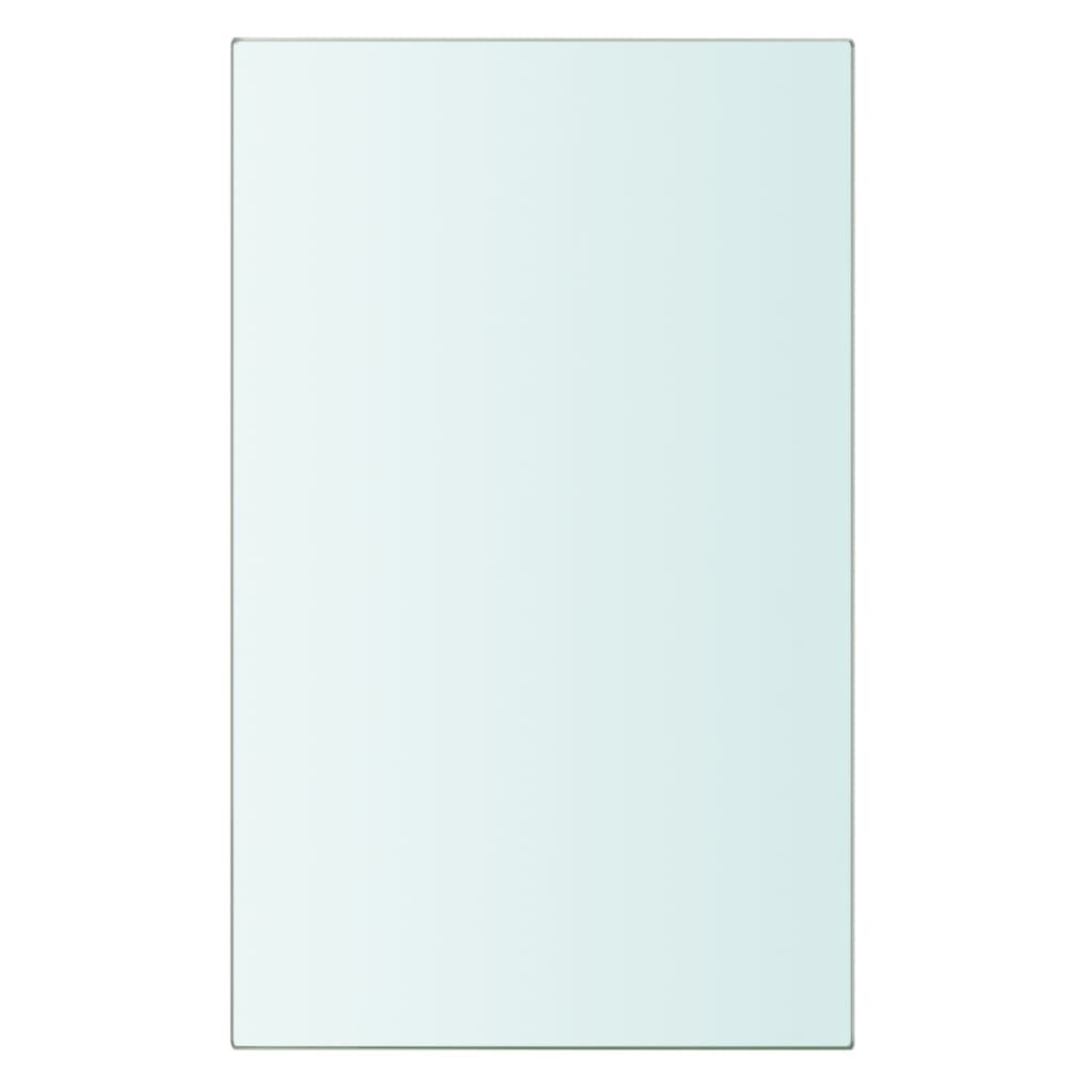 Étagère en verre transparent 20x12 cm