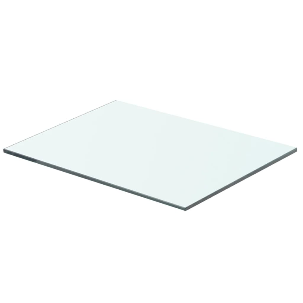Étagère en verre transparent 40 cm x 25 cm
