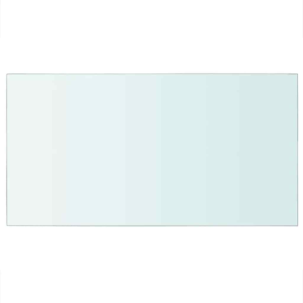 Étagère en verre transparent 40 cm x 25 cm