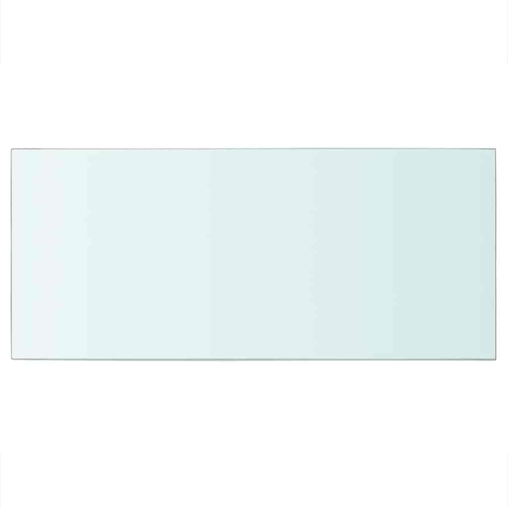 Étagère en verre transparent 50x25 cm