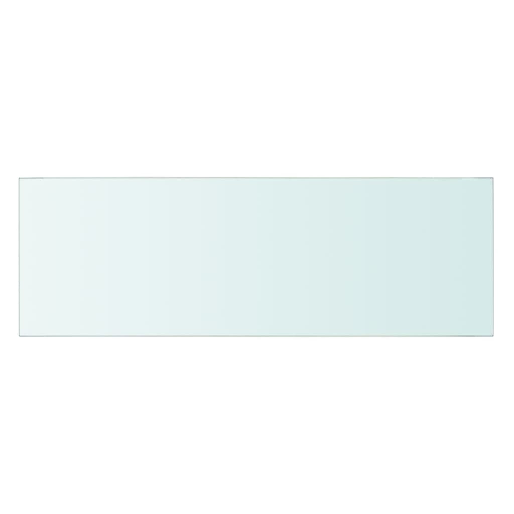 Étagère en verre transparent 60x20 cm