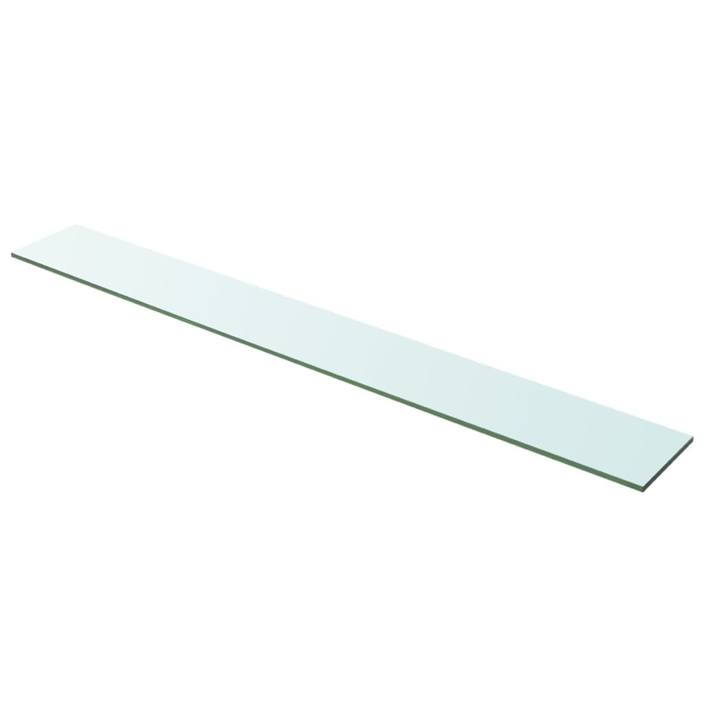 Étagère en verre transparent 100x12 cm
