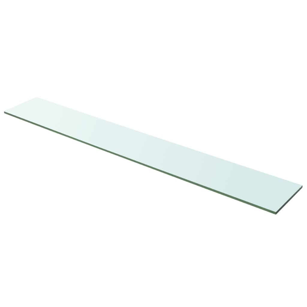 Étagère en verre transparent 100x15 cm