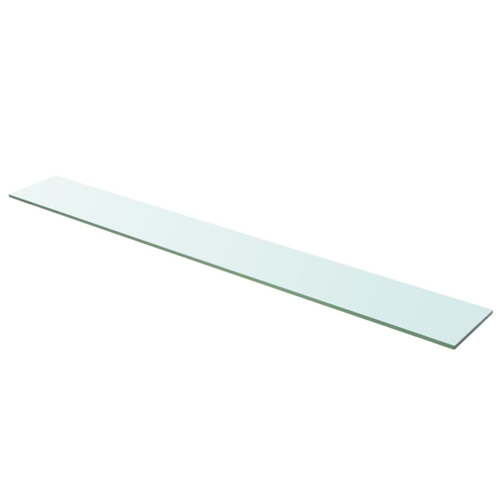 Étagère en verre transparent 110x15 cm