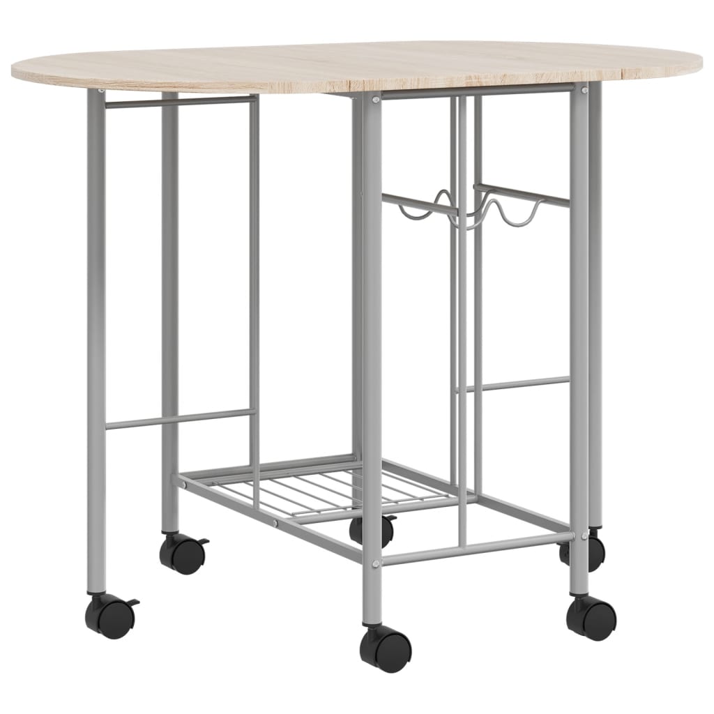 Table à manger pliante cinq pièces en MDF