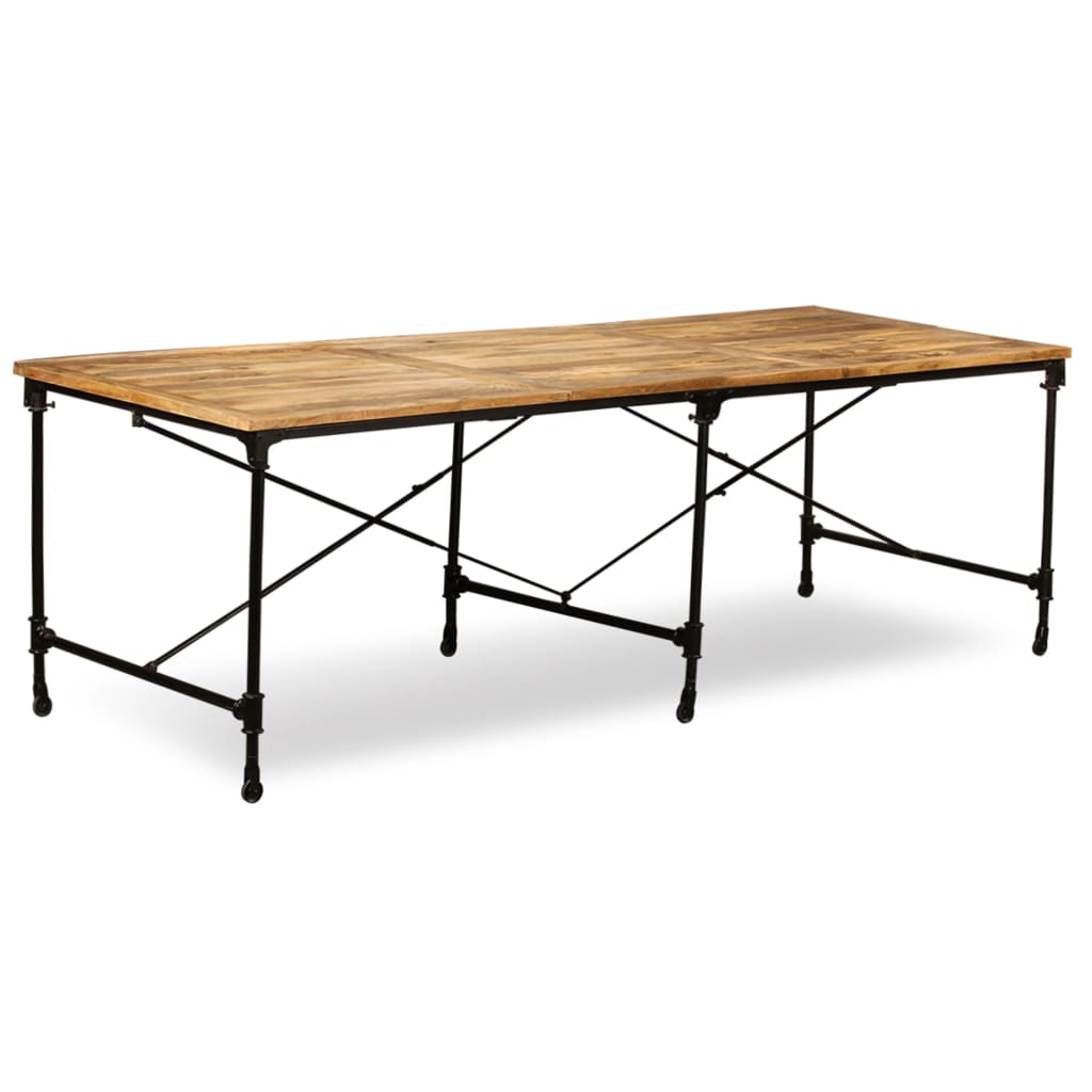 Table à manger en bois de manguier massif 240 cm