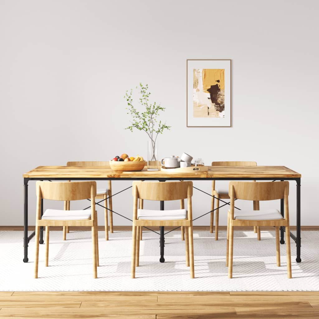 Table à manger en bois de manguier massif 240 cm