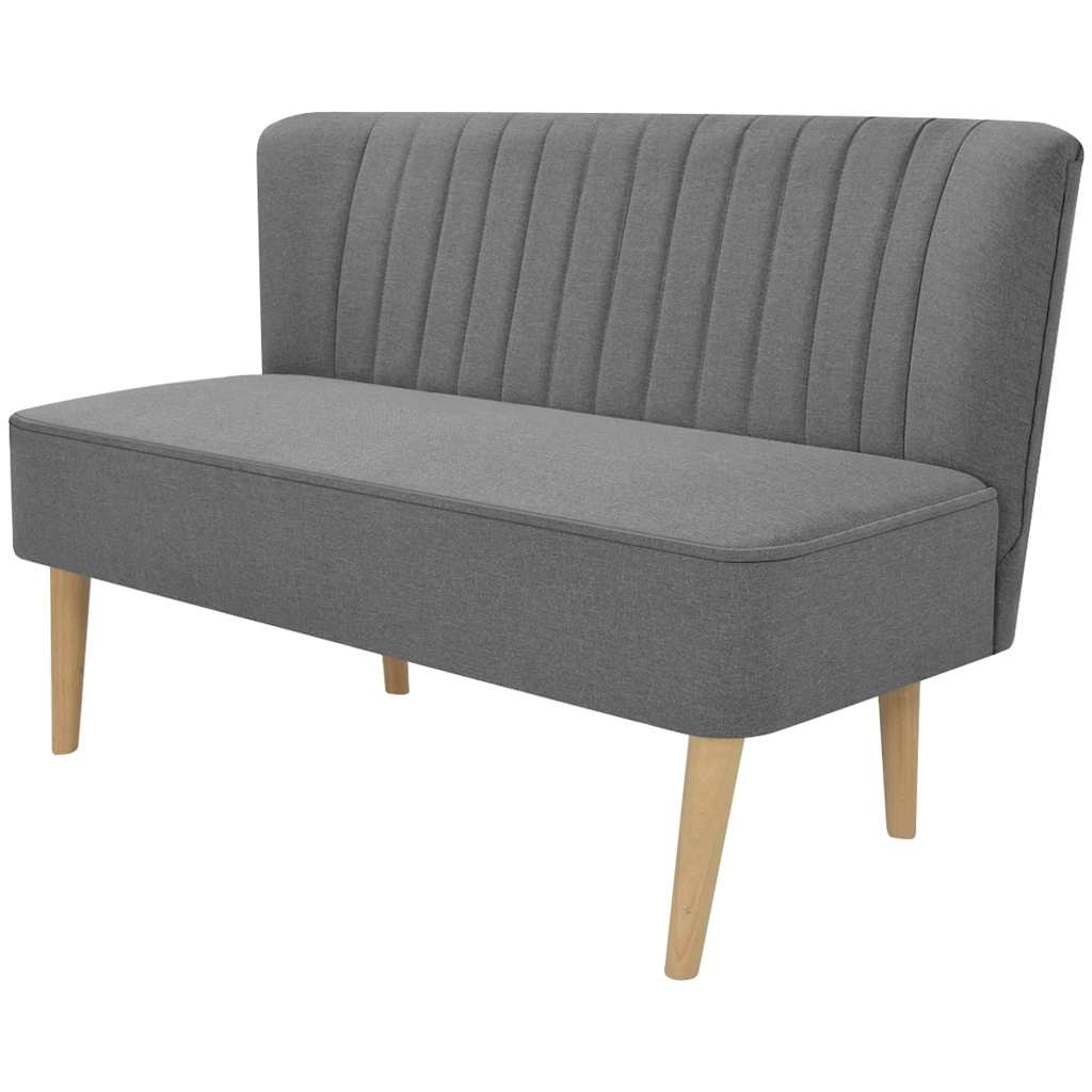 Tissu pour canapé 117x55,5x77 cm gris clair