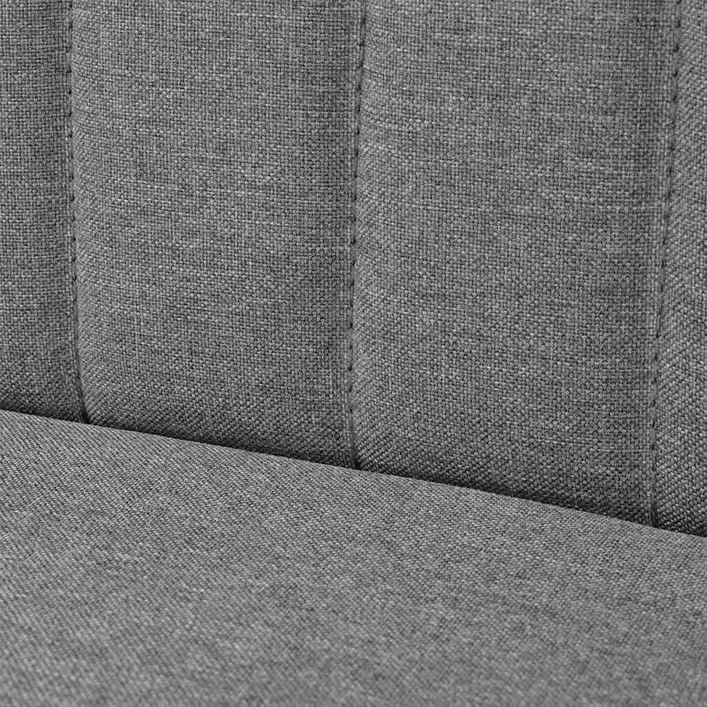 Tissu pour canapé 117x55,5x77 cm gris clair
