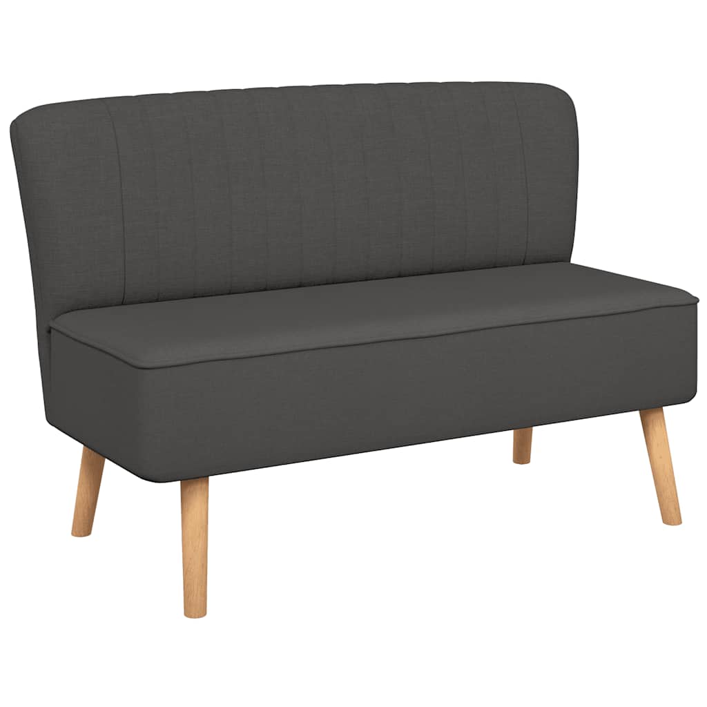 Tissu pour canapé 117x55,5x77 cm gris foncé