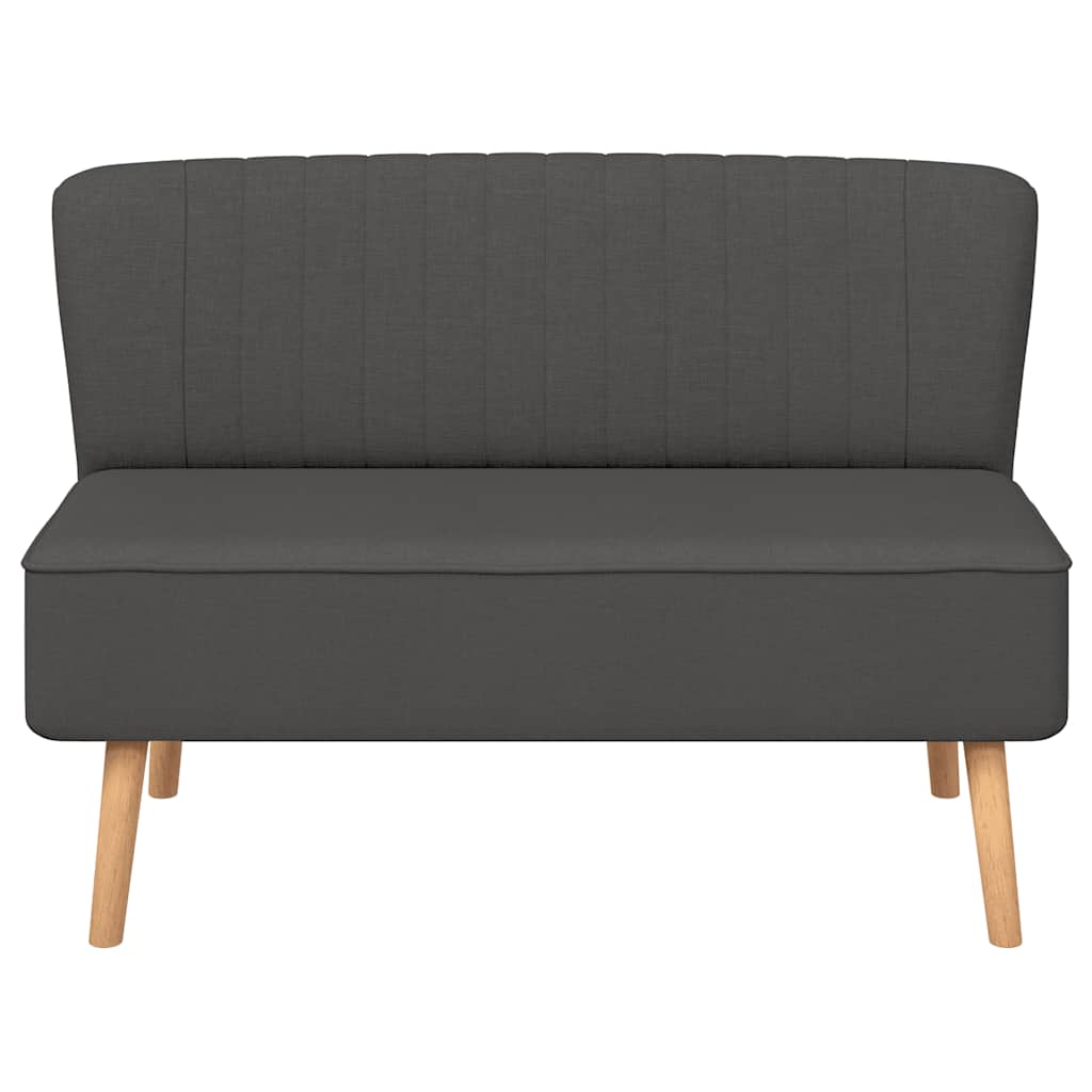 Tissu pour canapé 117x55,5x77 cm gris foncé