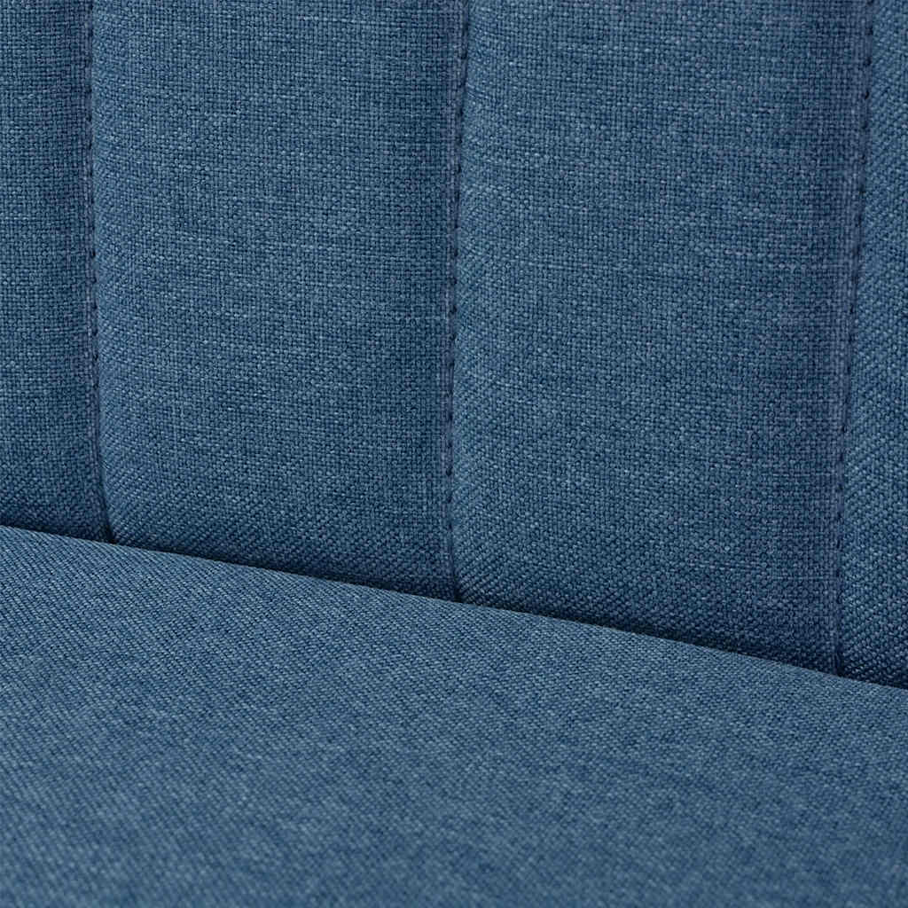 Tissu pour canapé 117x55,5x77 cm bleu
