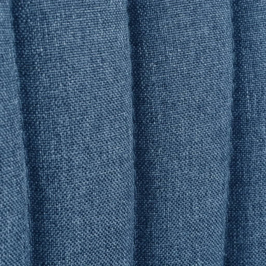 Chaise cocktail en tissu bleu