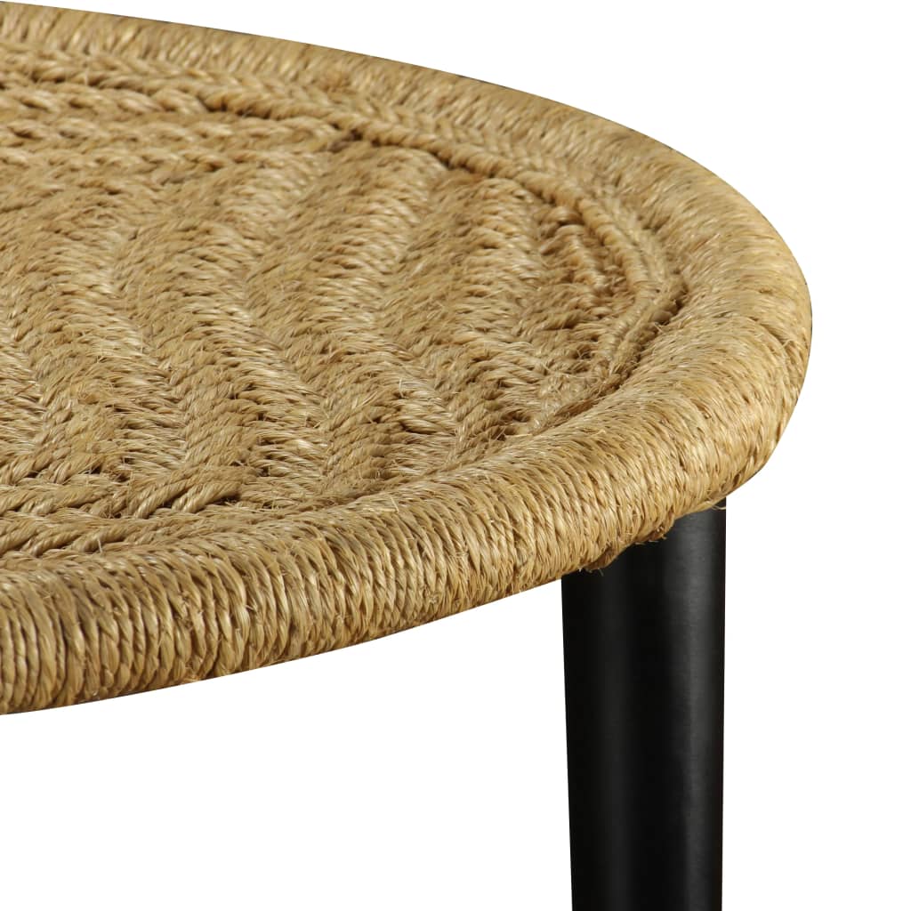 Ensemble de 2 tables basses en jute naturel