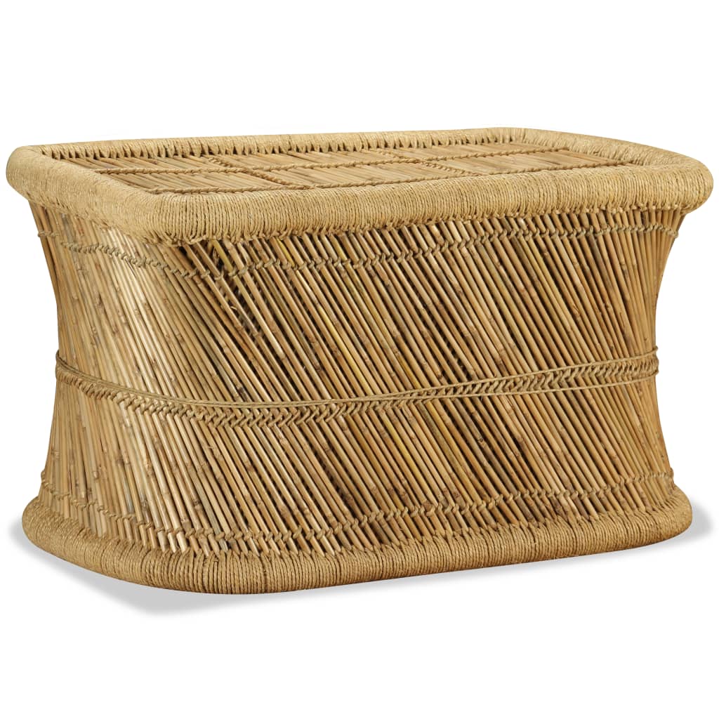 Couchtisch Bambus Rechteckig 78x50x45 cm