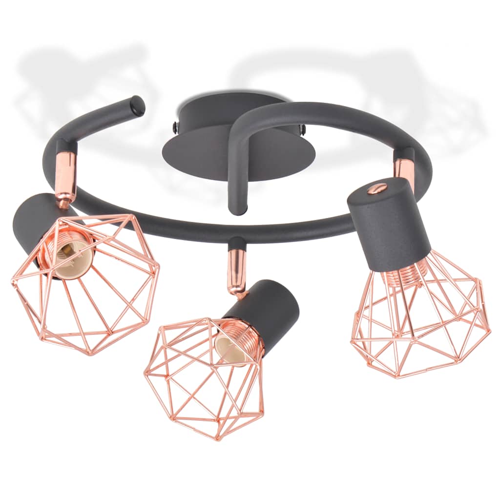 Spot de plafond avec 3 ampoules LED 12 W