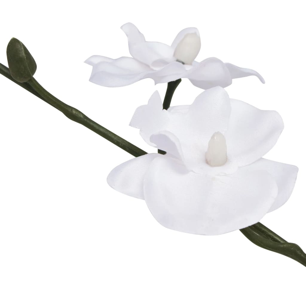 Artificial Orchid with Pot 30 cm White