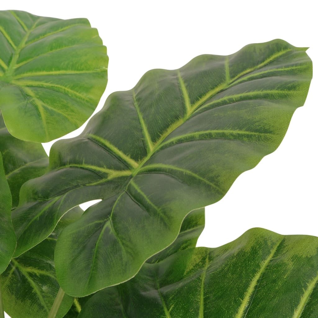 Plante artificielle de taro avec pot 45 cm Vert