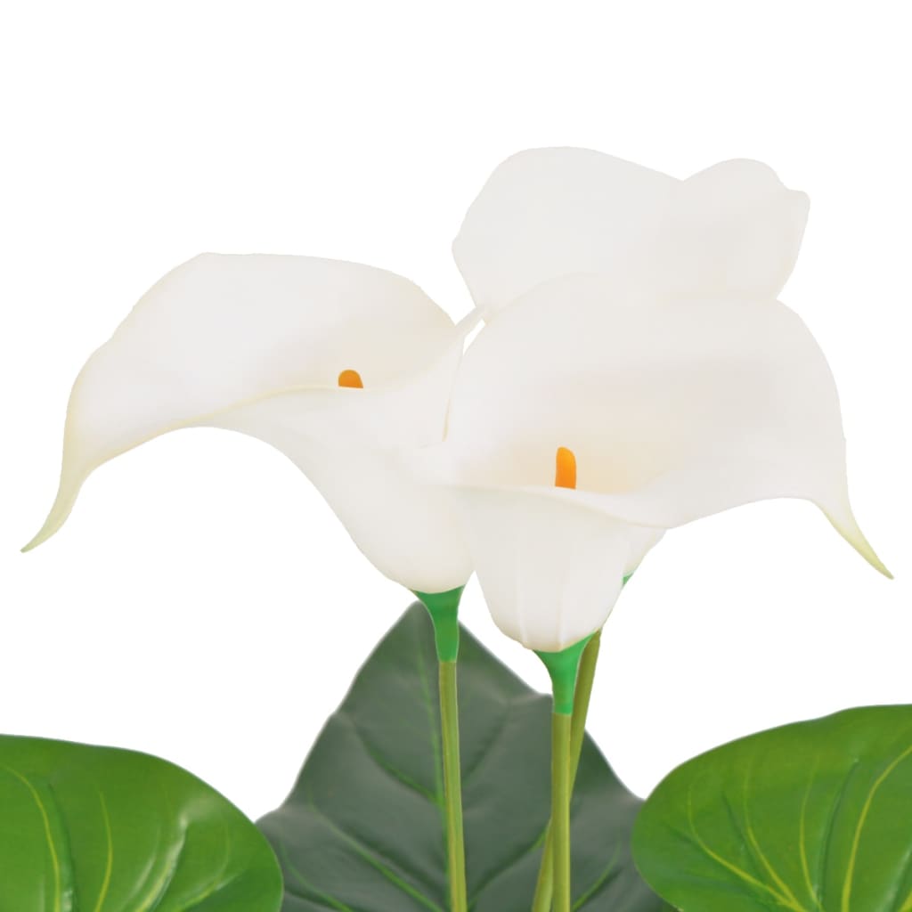 Artificial Calla Lily with Pot 85 cm White