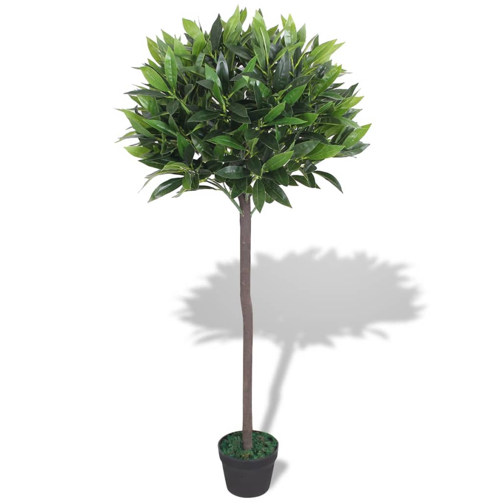 Artificial bay tree with pot 125 cm green