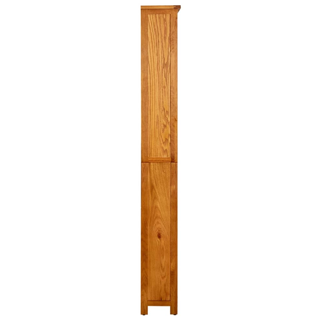 Bookshelf 6 compartments 80x22.5x180 cm solid oak