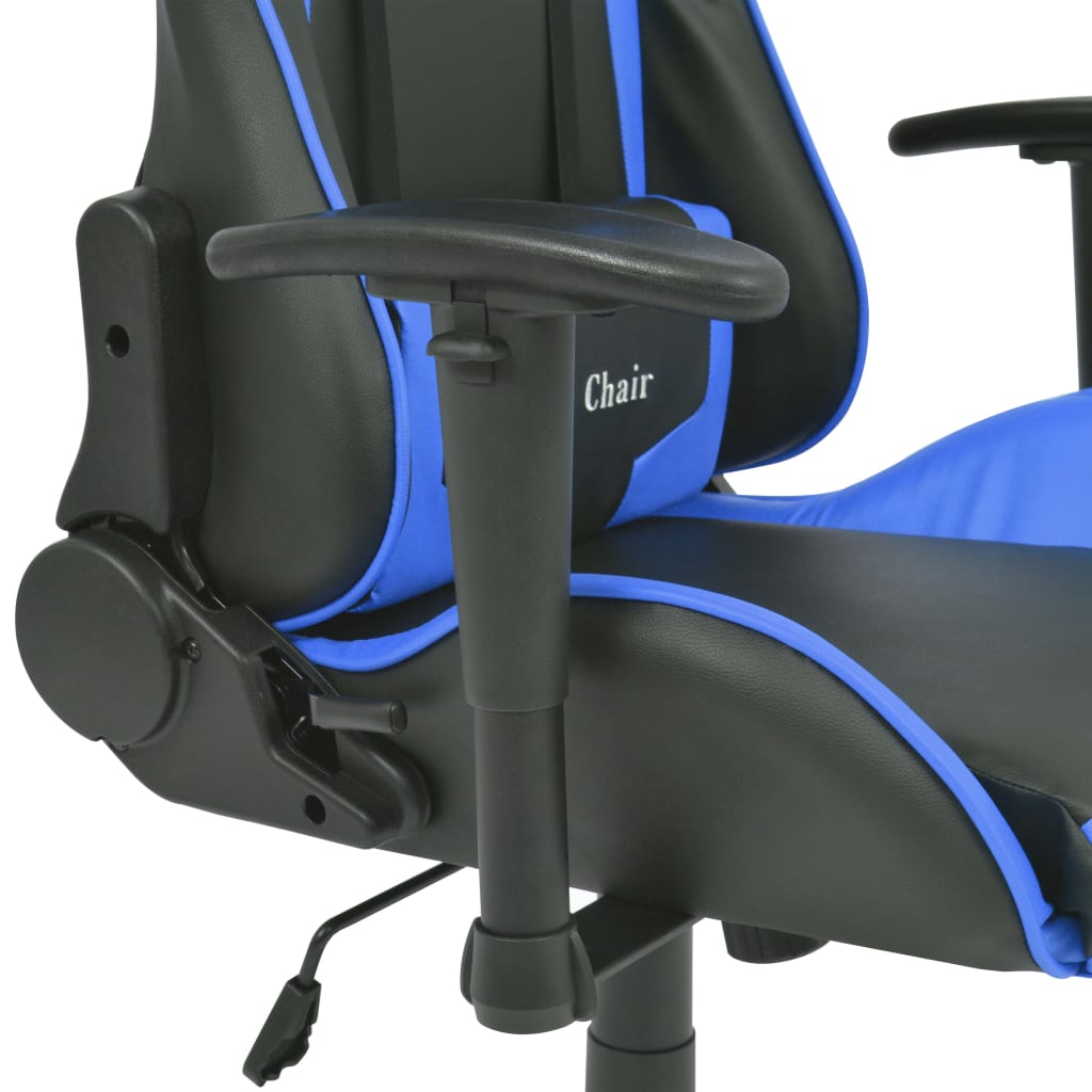 Bürostuhl Gaming-Stuhl Neigbar Kunstleder Blau