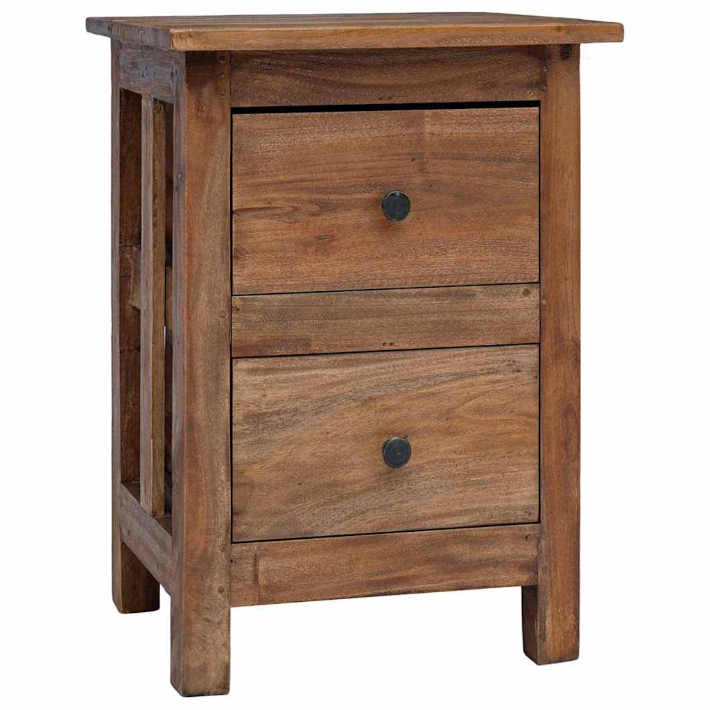 Bedside table solid mahogany 40x30x51 cm