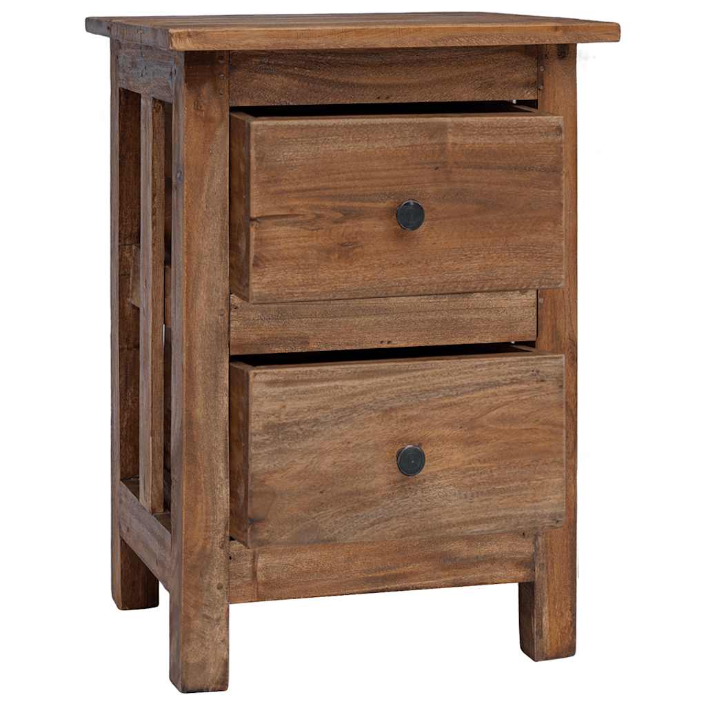 Bedside table solid mahogany 40x30x51 cm