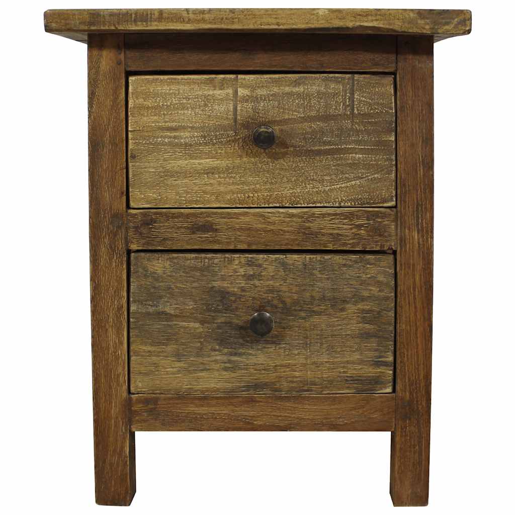 Bedside table solid mahogany 40x30x51 cm